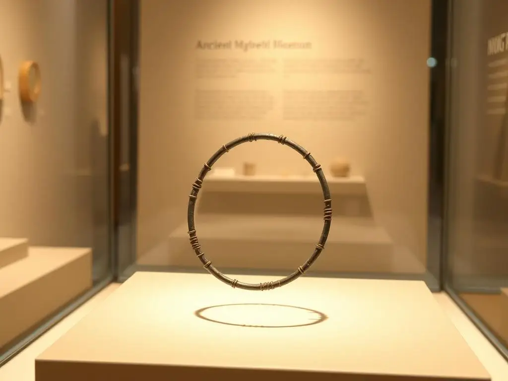 Starożytny egipski pierścień symbolizujący wieczność Starożytny egipski pierścień symbolizujący wieczność